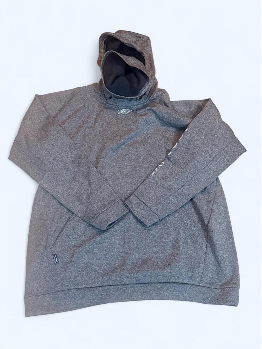 AFTCO Reaper technical fishing hoodie/sweatshirt, with the built-in face/neck - Picture 1 of 5